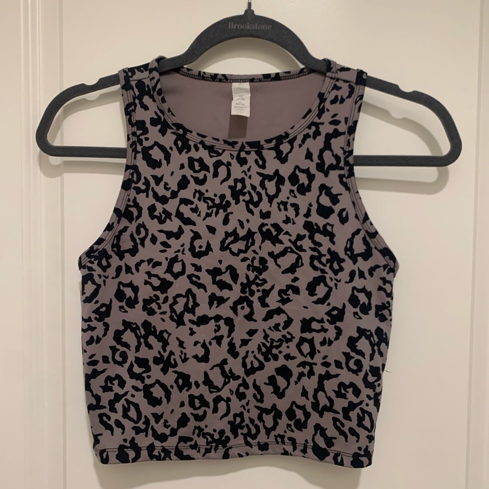 Leopard Print Sleeveless Top